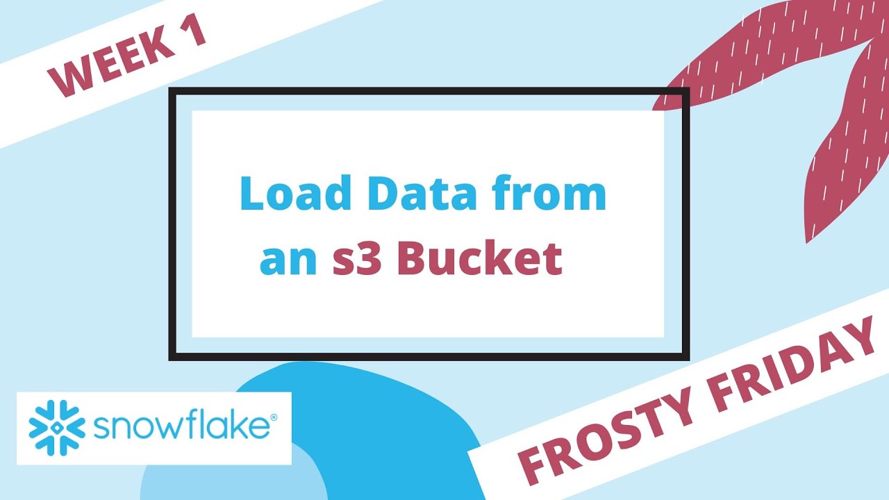 Snowflake: Load Data from an s3 bucket (Frosty Friday Week 1)