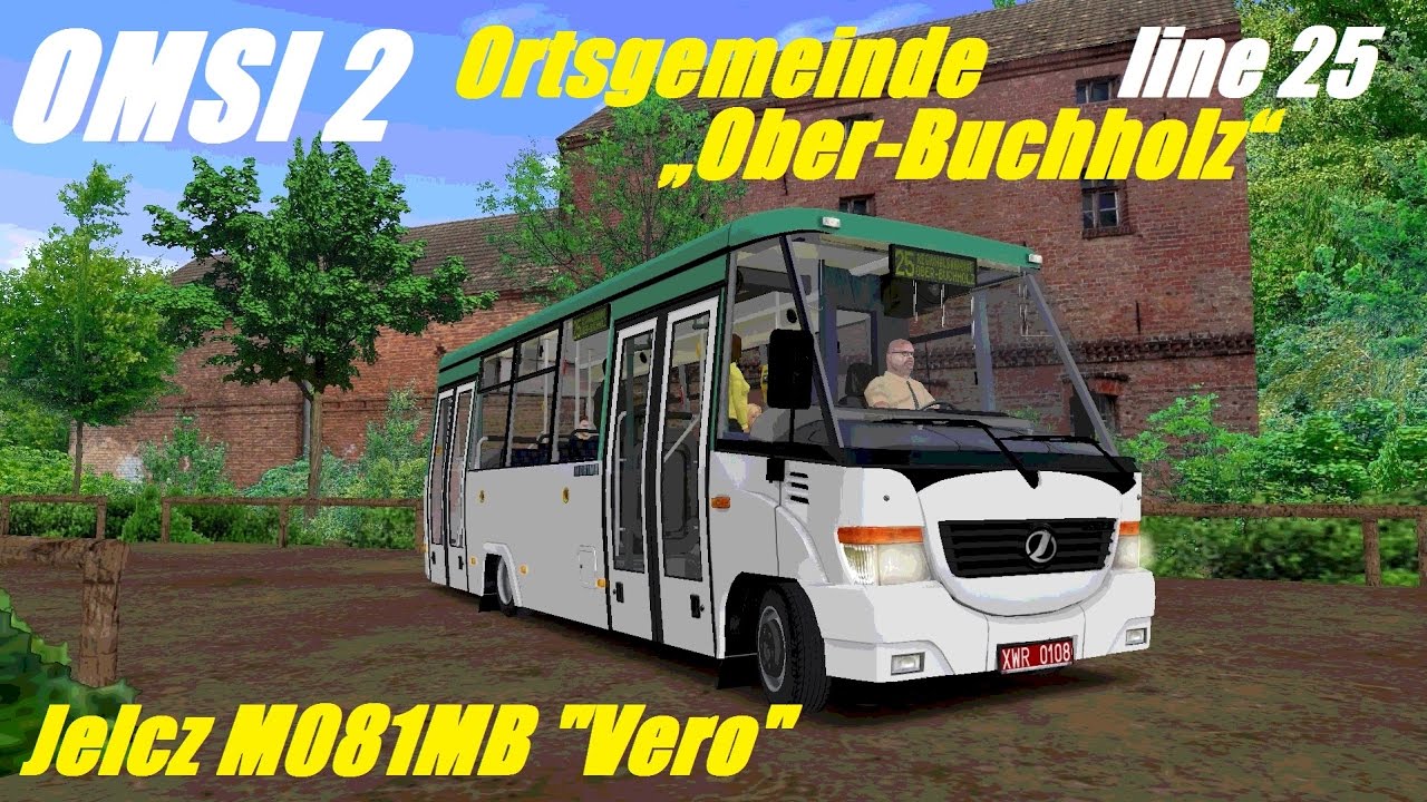 OMSI 2 &bull; Ortsgemeinde &bdquo;Ober-Buchholz&ldquo; &bull; Line 25 &bull; Jelcz M081MB 