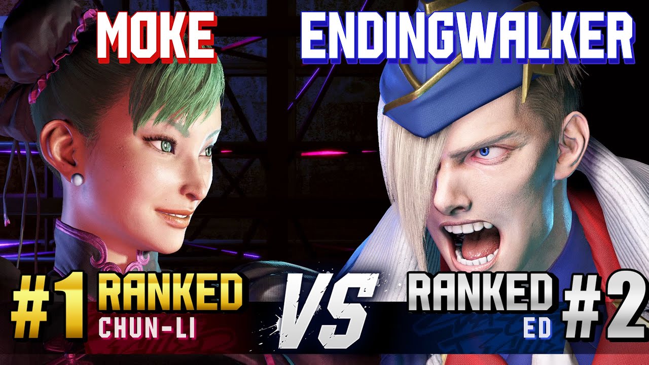 SF6 ▰ MOKE (#1 Ranked Chun-Li) vs ENDINGWALKER (#2 Ranked Ed) ▰ High Level Gameplay