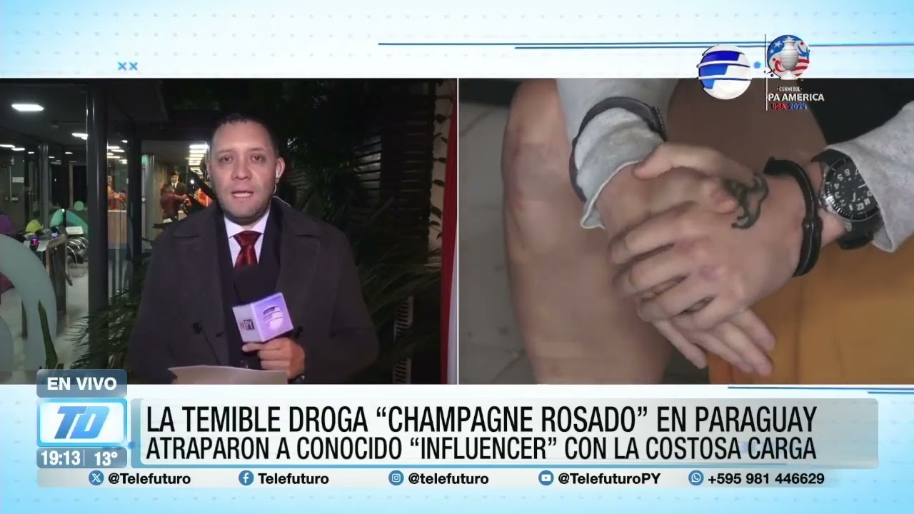 Detuvieron a un narco influencer en Asunción