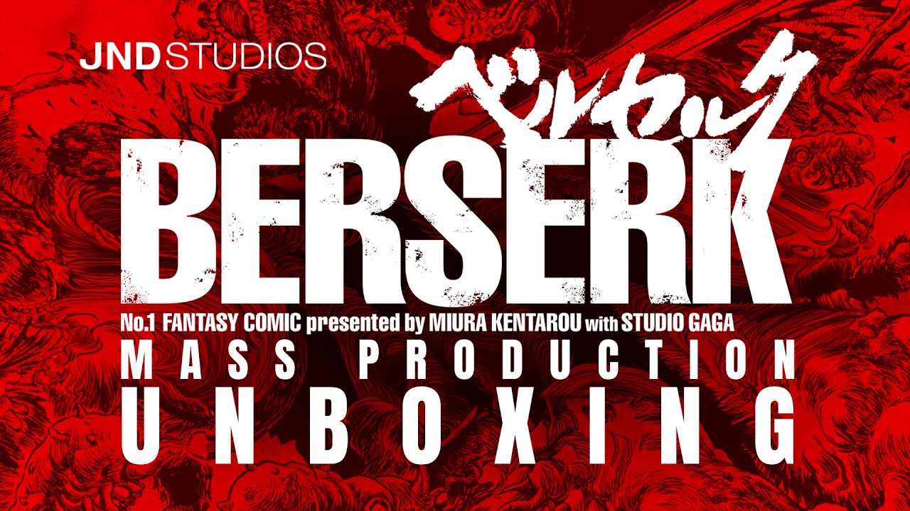 JND Studios BERSERK GUTS 1/3 scale - Final Product Unboxing