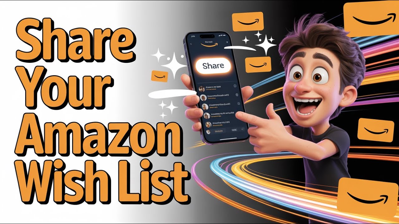 How to Share your Amazon Wish List on your mobile app