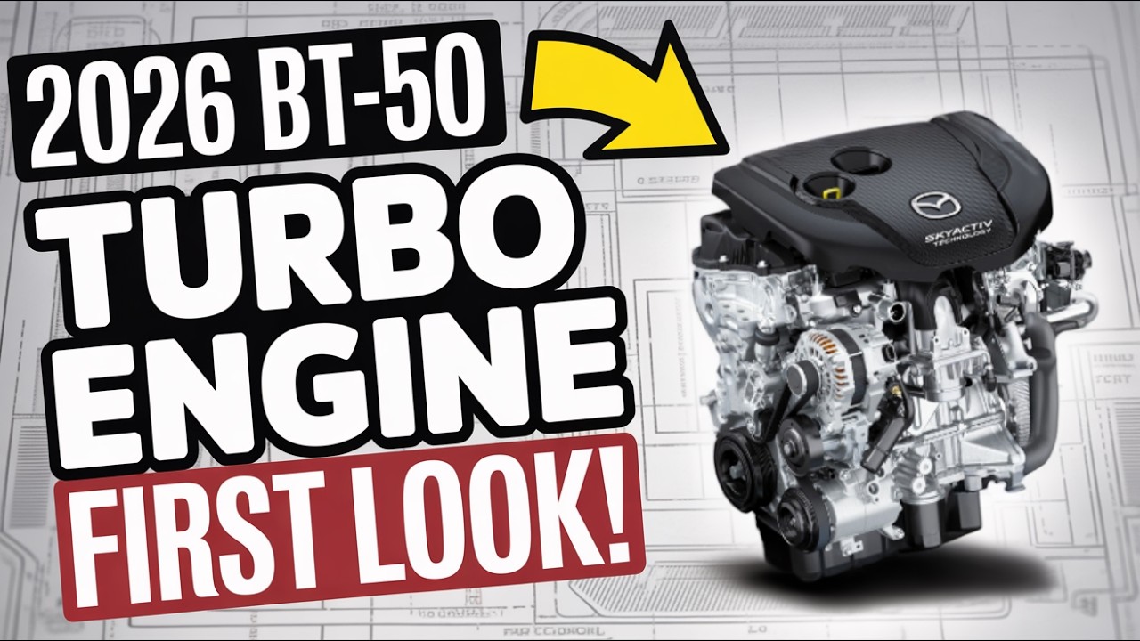 Mazda Revealed A NEW Turbocharged ENGINE For The 2026 Mazda BT-50!