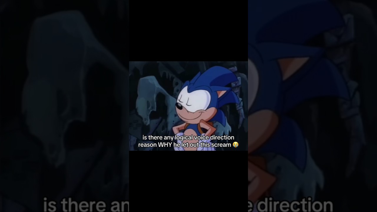 Why do they keep using this scream? 😂 #sonic #shorts