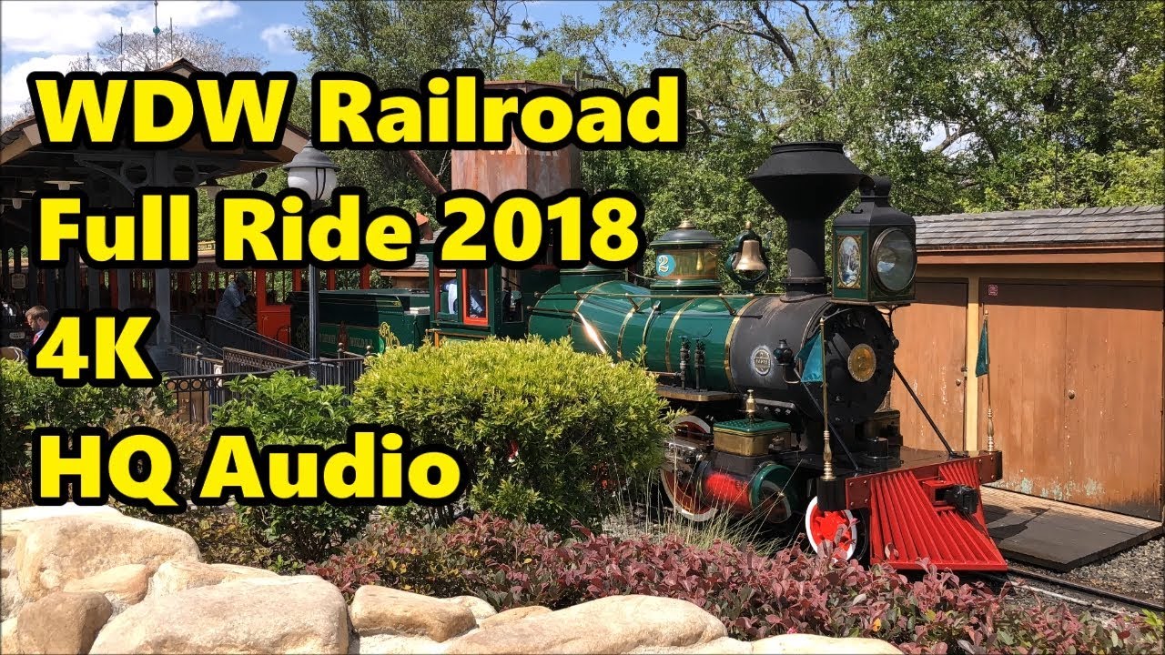 Walt Disney World Railroad | Full Ride 2018 in 4K UHD | Magic Kingdom