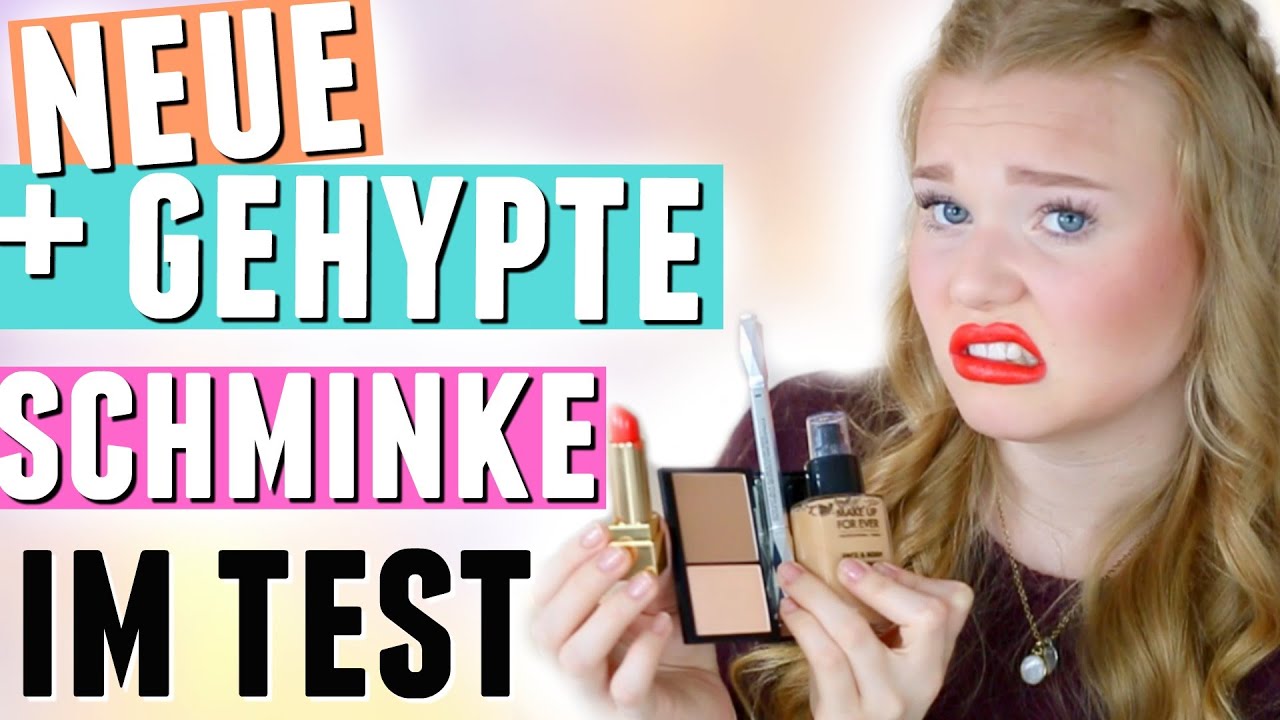 NEUE UND GEHYPTE SCHMINKE IM TEST Den Hype Wert? I Meggyxoxo