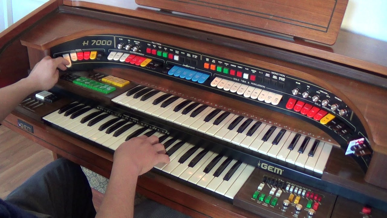 Demo 1981 GEM H7000 Theatre Organ