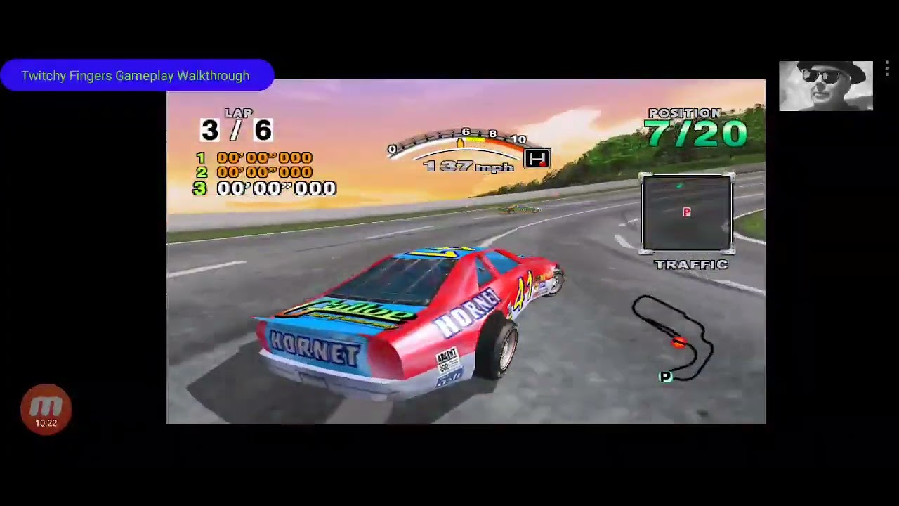 Sega Dreamcast Classics Daytona USA 2001 ,  TwitchyFingers Gameplay Walkthrough Part 1 March 2022