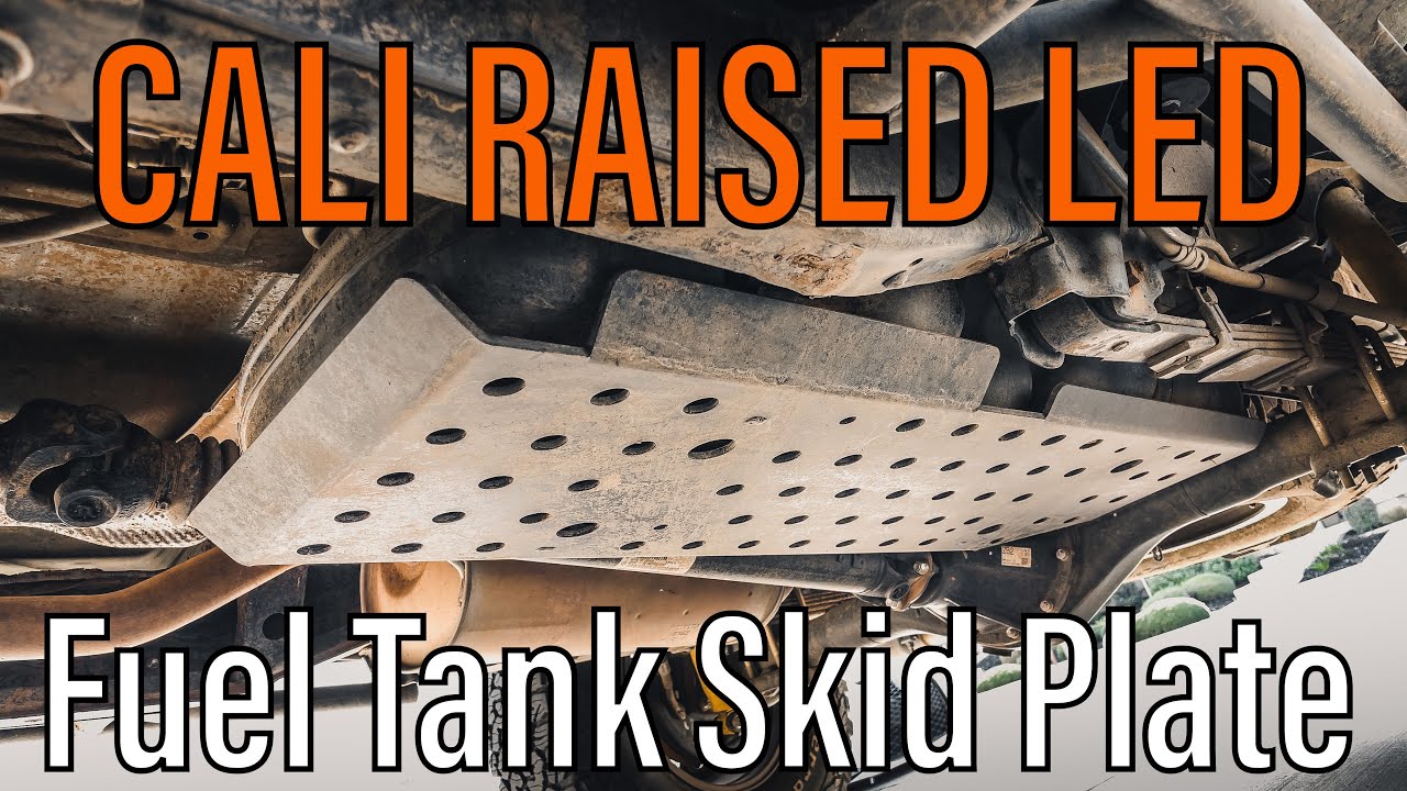 Cali Raised LED’s Fuel Tank Skid Plate (2016+) 3rd Gen Tacoma Install
