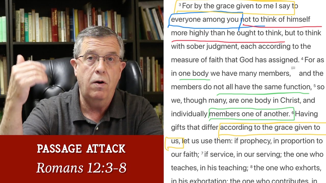 How to Analyze & Understand Romans 12:3-8 | Passage Attack | Dan Owen