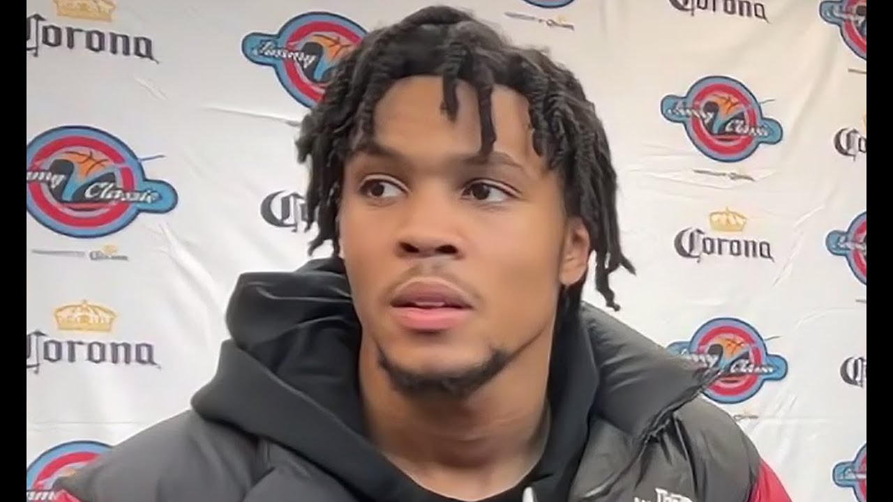 Boogie Fland DJ Wagner Postgame Press Conference - Arkansas 89, Michigan 87