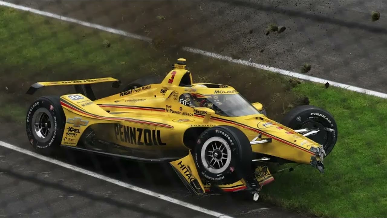 Every airborne crash of the 2025 Indycar season