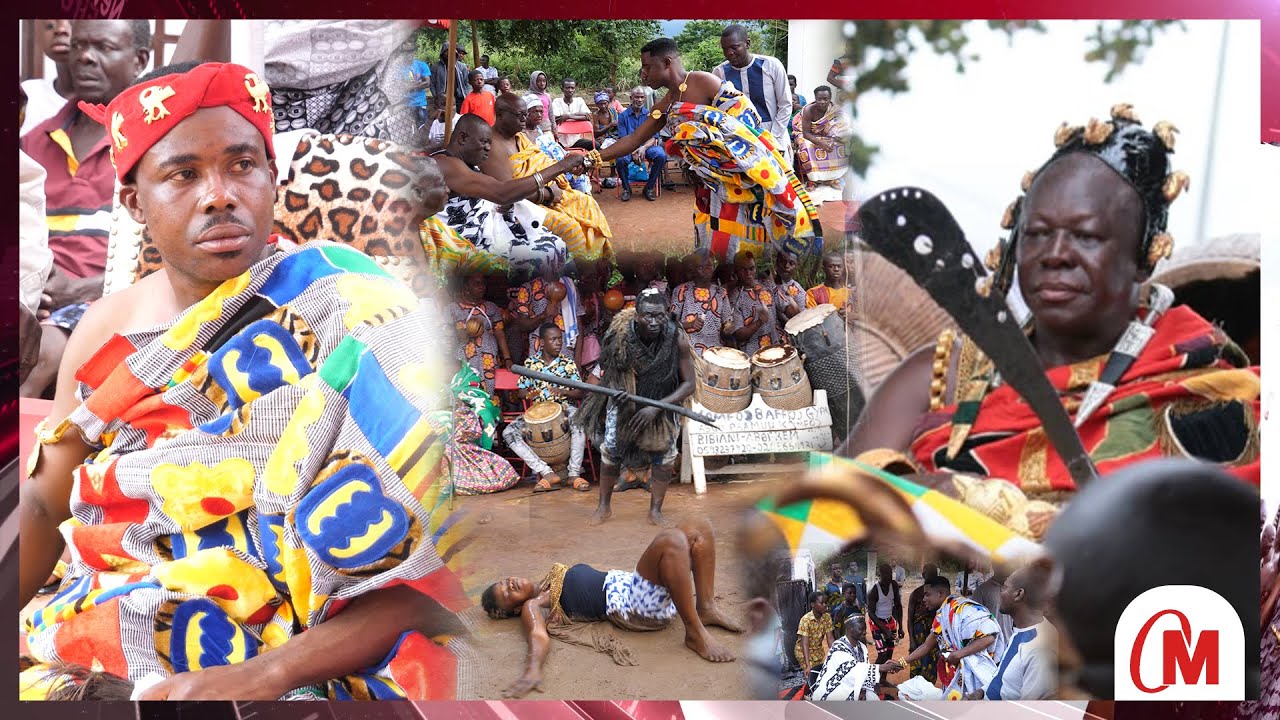Beautiful Culture: Nana Antwi Boasiako &  Nananom Celebrates Yam Festival At Nsuta ;Powers Activated