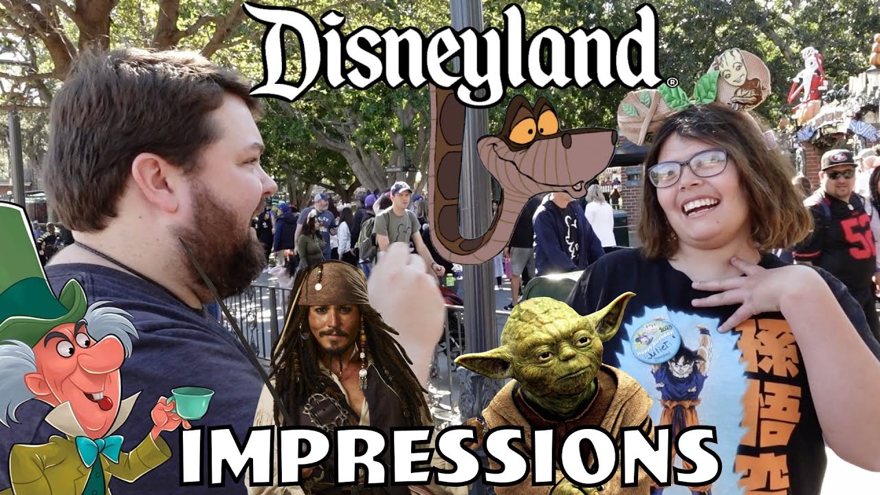 Guess the IMPRESSION Game At DISNEYLAND!