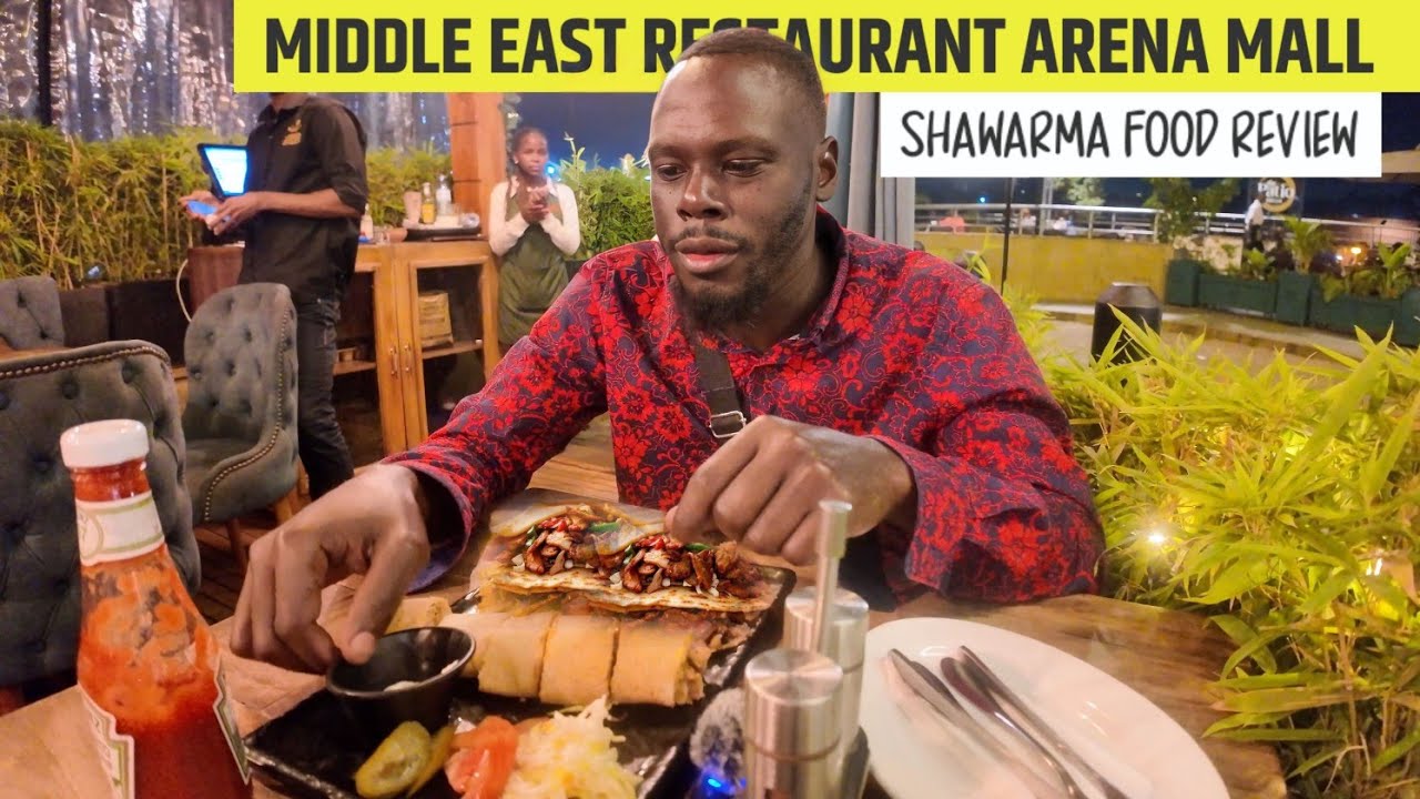 MIDDLE EAST RESTAURANT SHAWARMA REVIEW AT ARENA MALL.