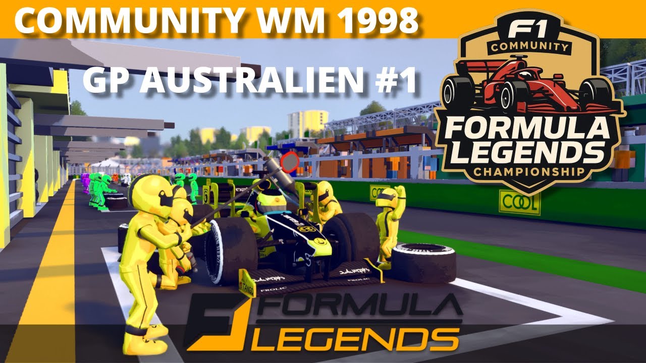 Formula Legends 🏆 Melbourne - Rennen 1 - Community F1 WM 1998 - Jordan mit X-Wing - Ralf Schumacher