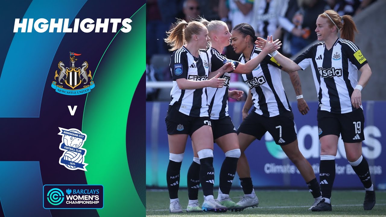 Points Shared In Even Affair | Newcastle United v Birmingham City Highlights | Barclays WC 24/25