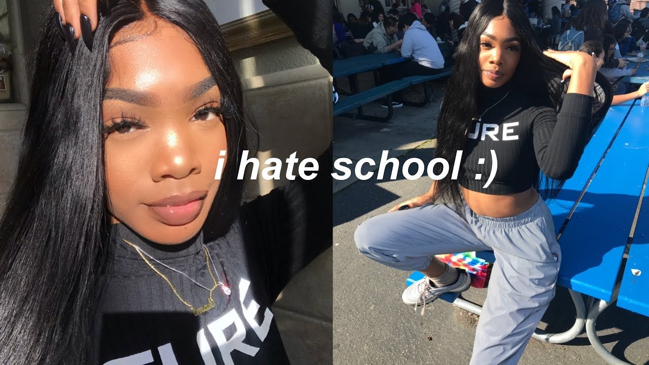 being way too extra for school lol | a grwm