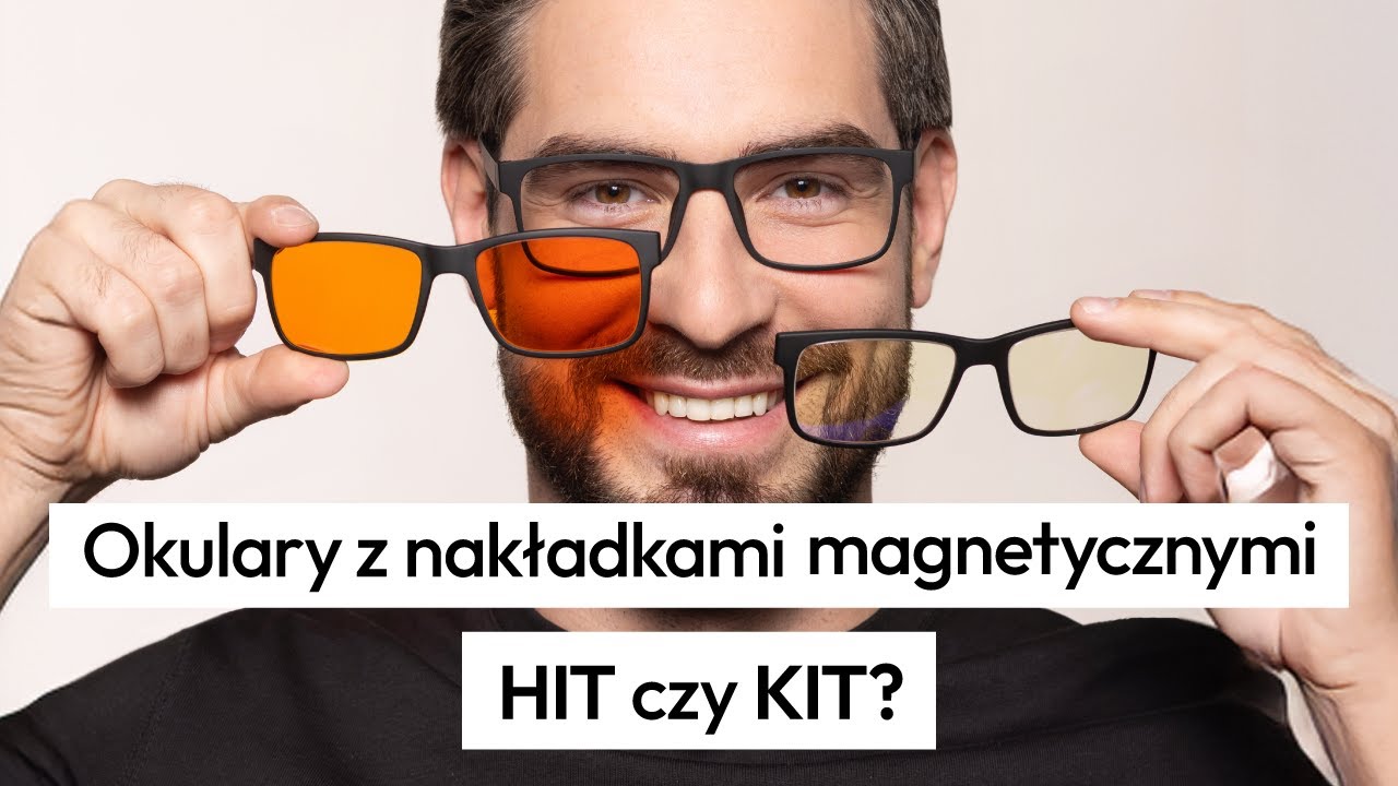 Twoje okulary korekcyjne z zestawem nakładek! 👌