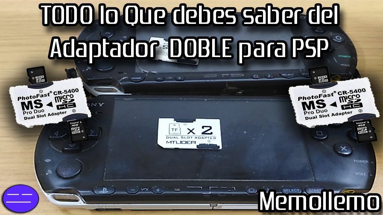 Adaptador de Doble Memoria para  PSP | Consejos |