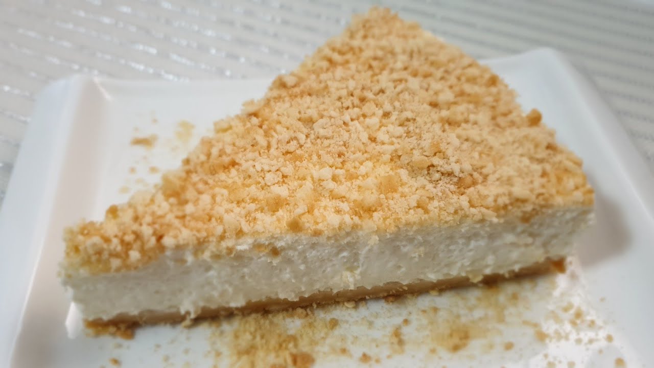 كعكة الجبنة الباردة مع البسكوت 