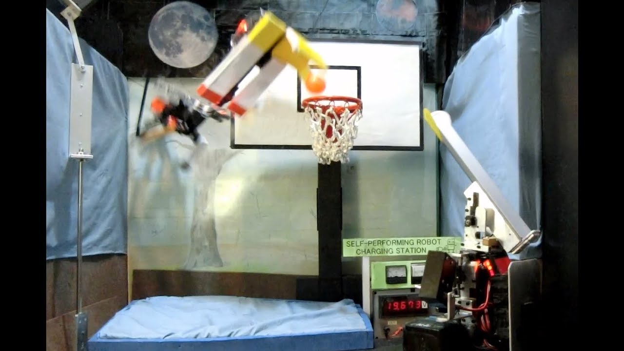 Basketball Pass and Dunk Robot //バスケパスアンドダンクロボット