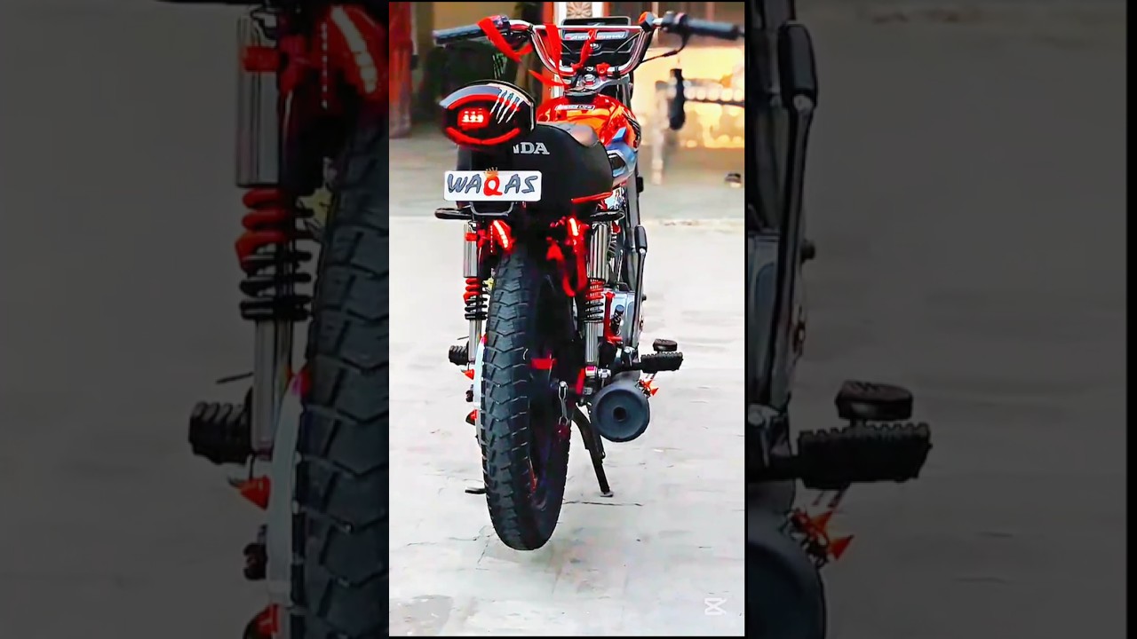 125 honda zmodyfikowana || honda cg 125 zmodyfikowana || honda 125 nowy model 2025 #honda125 #bikelover #shorts