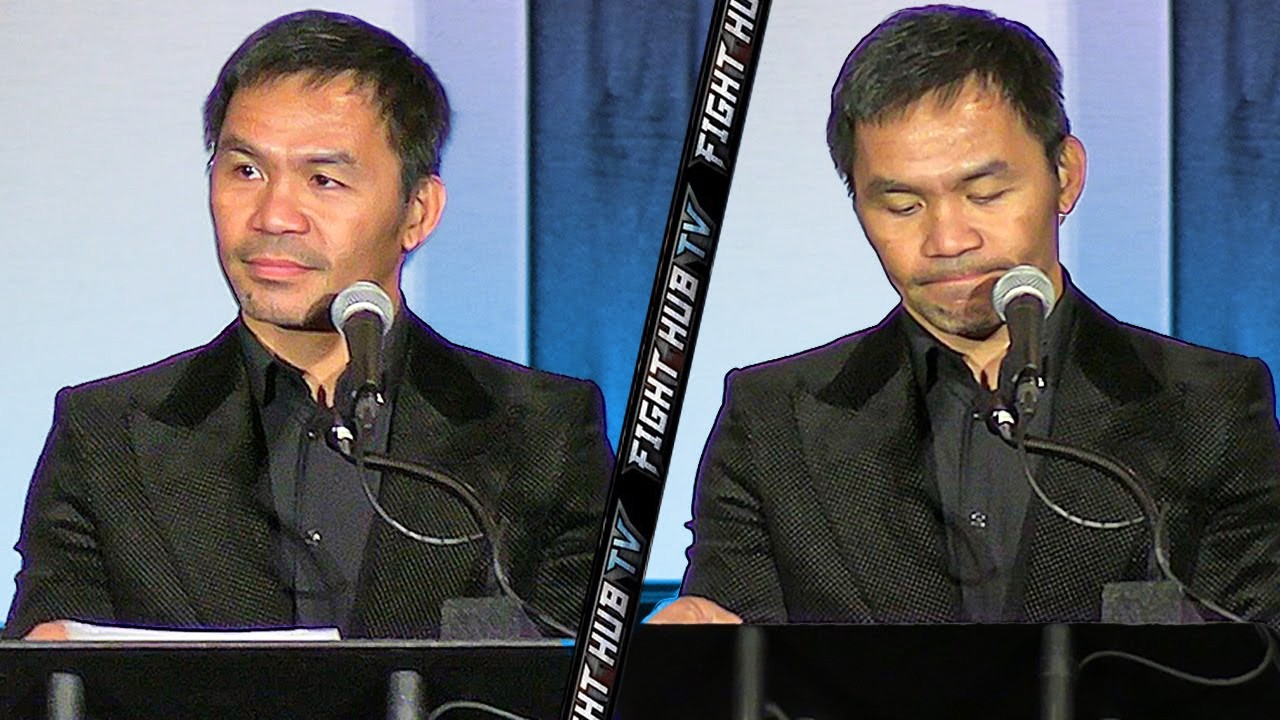 Manny Pacquiao in NEAR TEARS in emotional Hall Of Fame Speech - Full Video