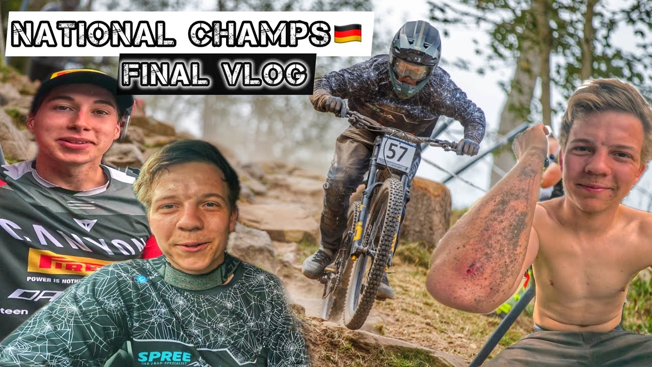 Deutsche Meisterschaft Ilmenau🇩🇪 Raceday + Quali | Ich stürze 2 mal🫣 | Julian Schneider