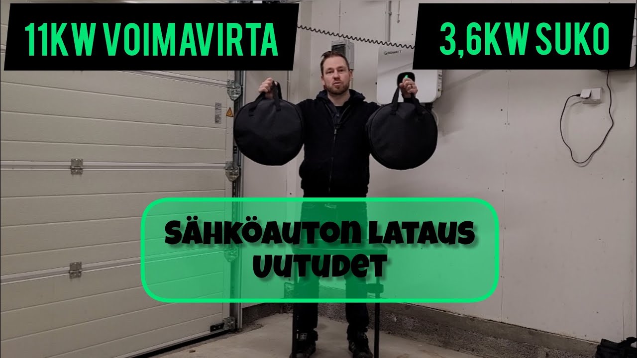 Sähköauton latauslaitteet | 11kW Voimavirta | 3,6kW Suko