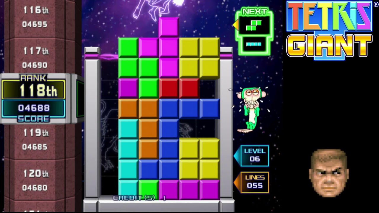 Tetris Giant  trying 200 lines -1