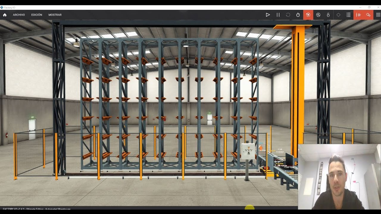 AUTOMATED WAREHOUSE FACTORY I/O PARTE 1