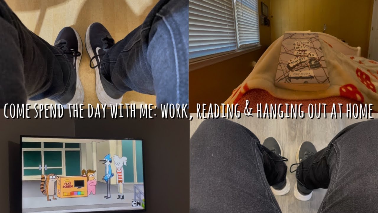 come spend the day with me: work, reading & hanging out at home | Mia’s Vlogs
