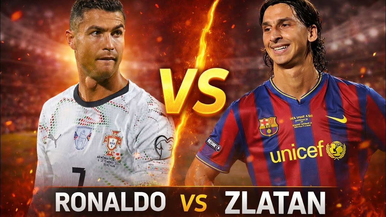 Ronaldo V/S Zlatan Fight ! 2026 || LEGEND VS ULTRA 🔥 #football #vsfootball #video 