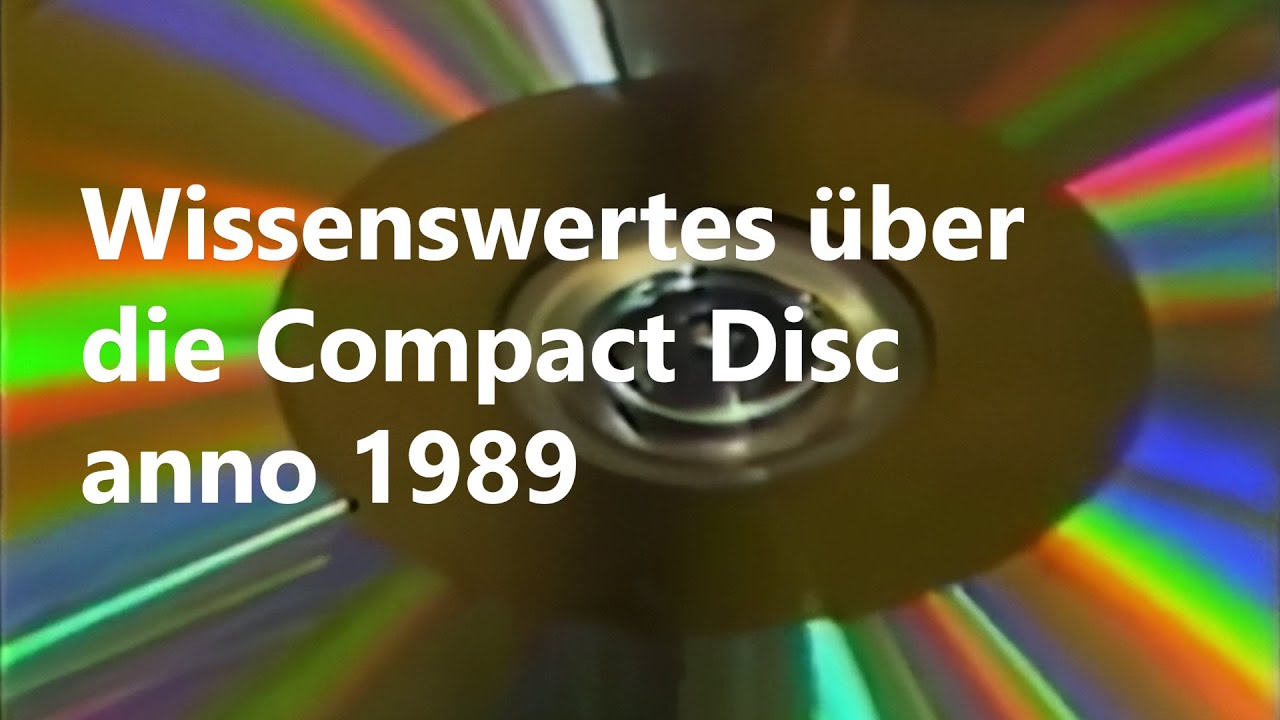 ARD Ratgeber Technik 1989 | Die Compact Disc (CD)