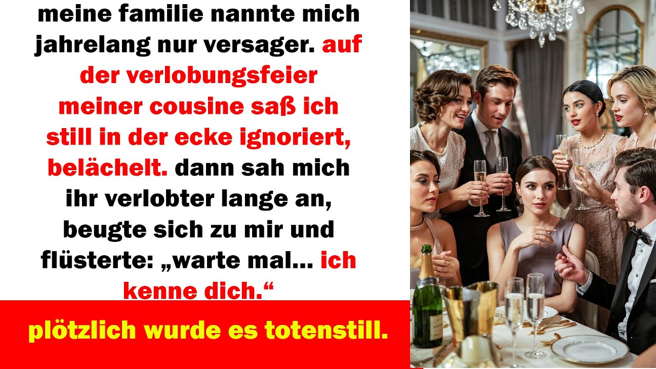 meine familie lachte über mich – bis ihr verlobter flüsterte: „ich kenne dich…