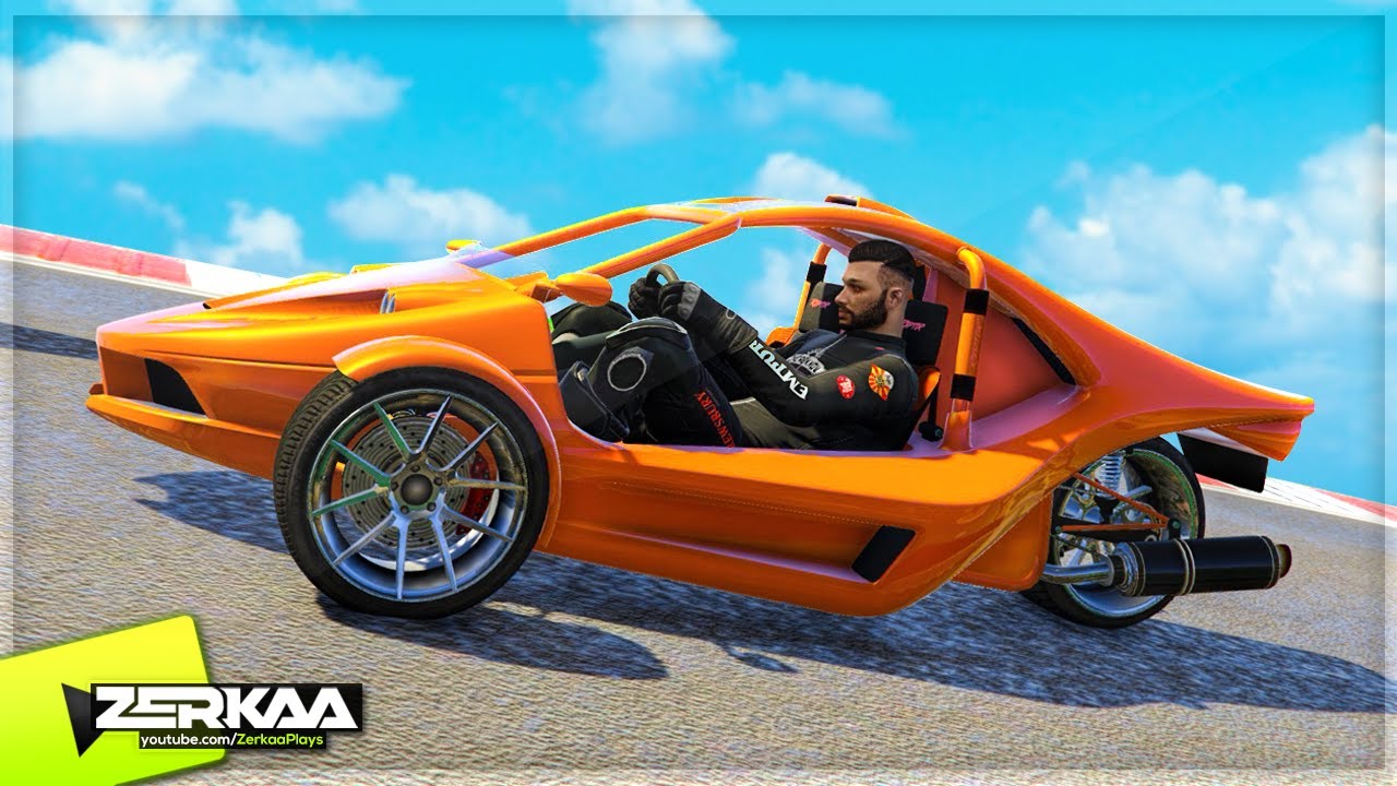 NEW 3 WHEEL SPORTS CAR?! (GTA 5 Funny Moments)