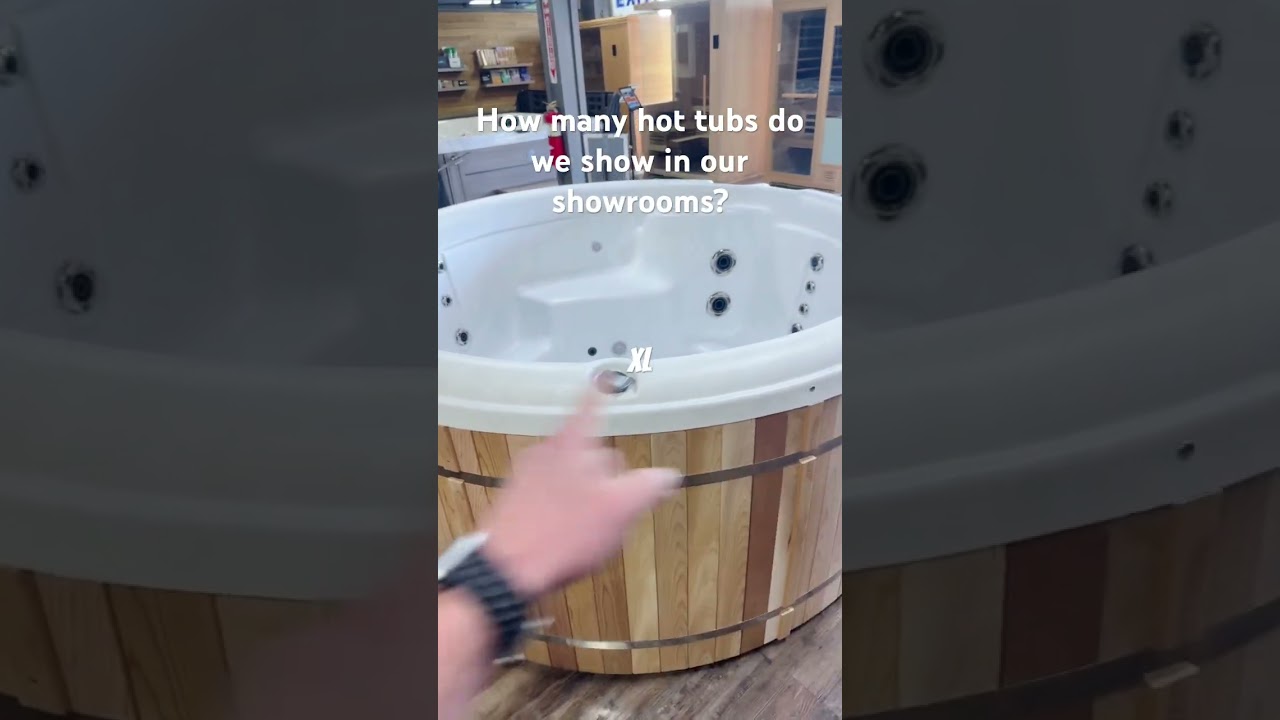 How many hot tubs do we display?  915-528-9000 #hottub #spa