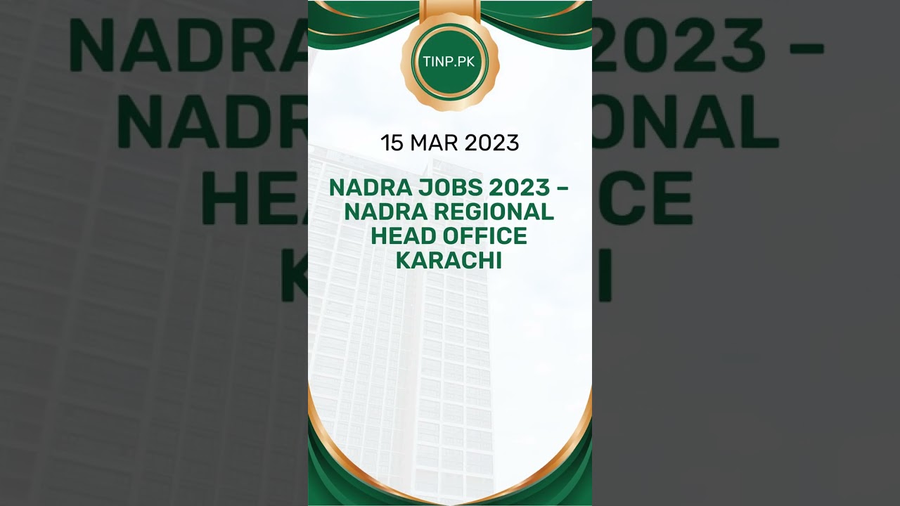 TINP PK Latest Government Jobs Updates 
