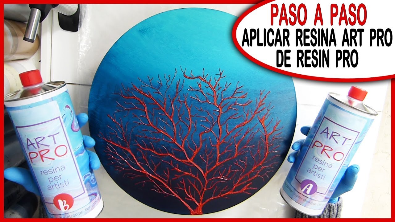 Proteger una obra con la resina Art Pro de Resin Pro