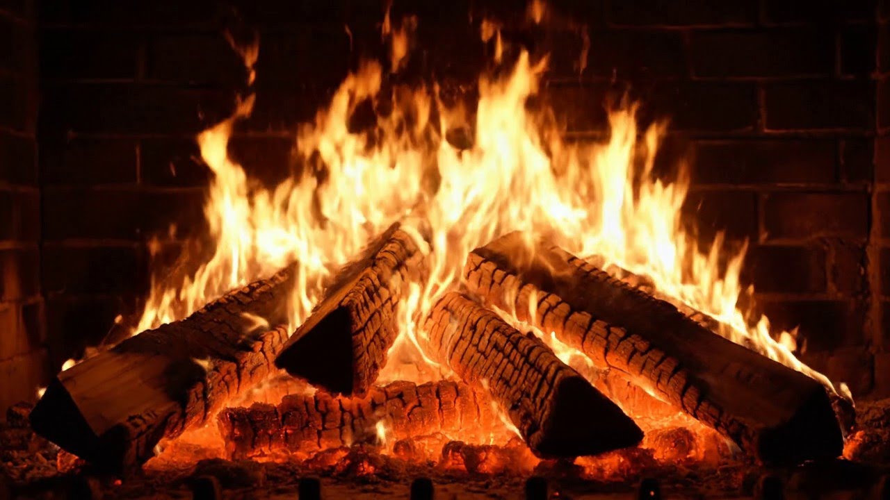Winter Night Fireplace Smooth Jazz for Relaxation and Inner Peace