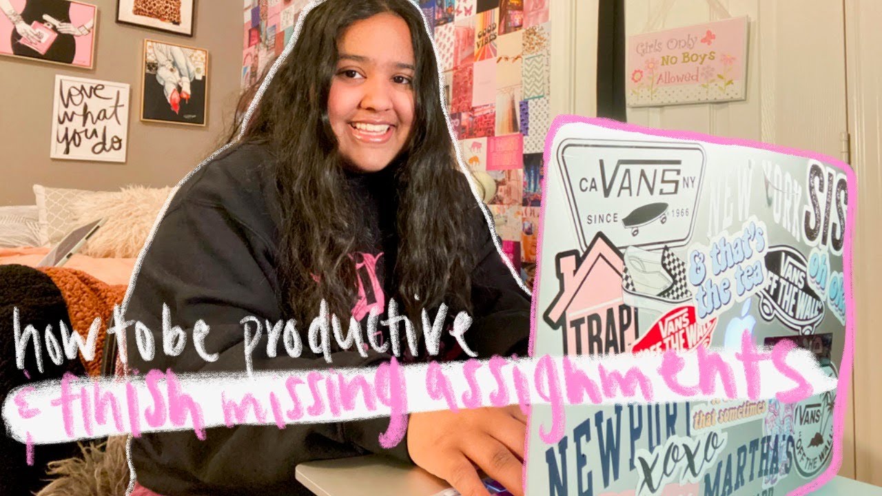 how to be PRODUCTIVE and finish MISSING ASSIGNMENTS in ONLINE SCHOOL