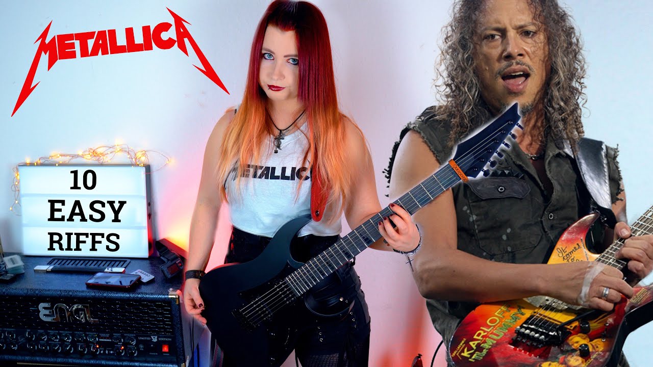 10 EASY Metallica RIFFS