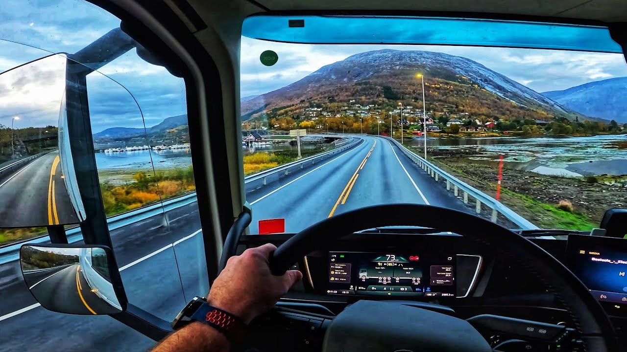 Just another day at work POV Truck Driving Norway 4K60 Volvo FH540