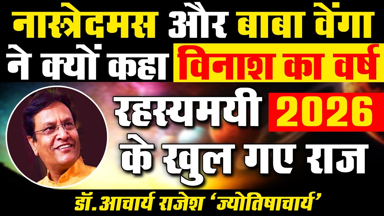 हैरतअंगेज घटनाओं से भरा रहेगा #2026 | @acharyarajeshji​