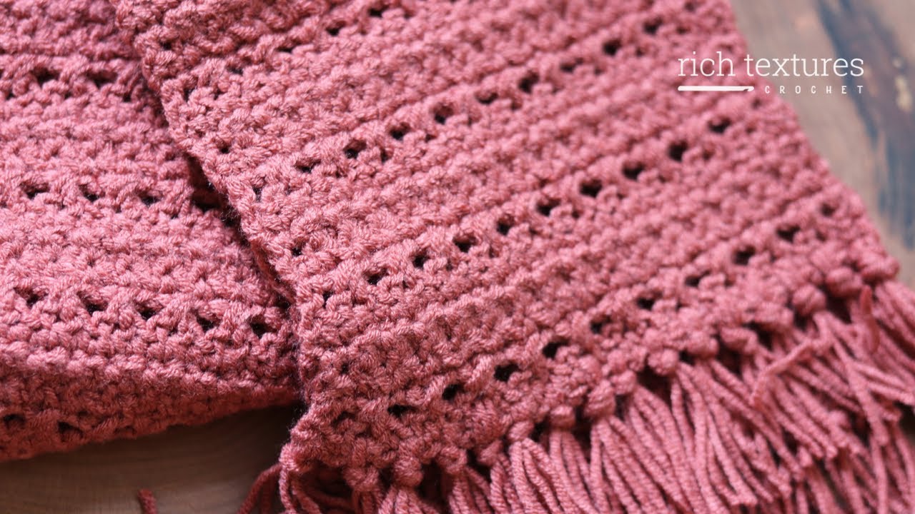 Star-Crossed Scarf Crochet Pattern