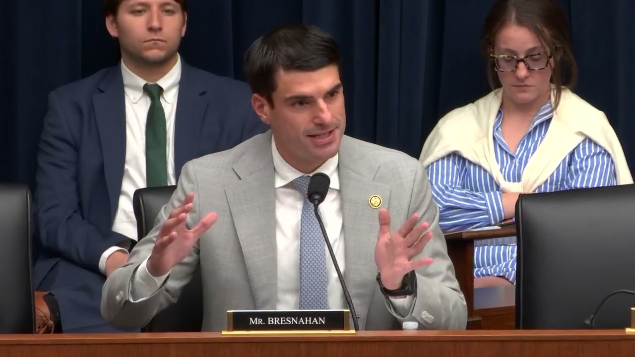 Rep Bresnahan Speaks on Committee on Transportation and Infrastructure