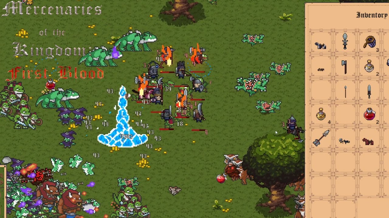 Interesting Army Building Bullet Heaven | Mercenaries of the Kingdom: First Blood