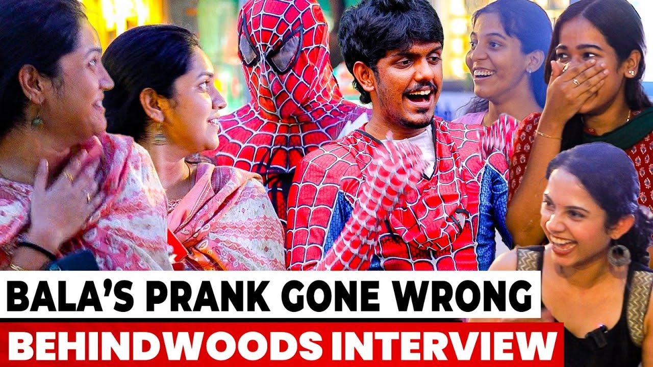 Prank Gone Wrong🤣 Bala Turns Spiderman🕷️ மக்களின் Double Shock Reaction😱🔥