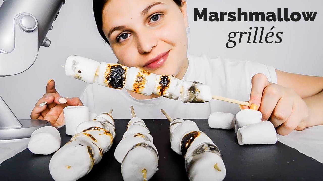 ASMR FRANÇAIS⎪MUKBANG MARSHMALLOW GRILLÉS🍡 (Eating sounds)